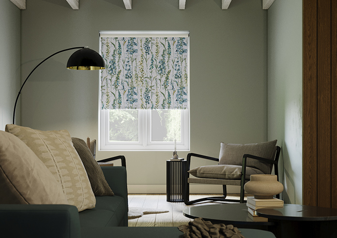 Cecelia, Blue Bird - Roller Blind - Image 3